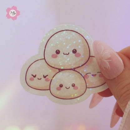 Süße Mochi Sticker, Vinyl, Glossy,Kawaii